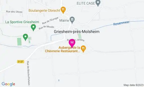 Localisation Auberge de la Chèvrerie