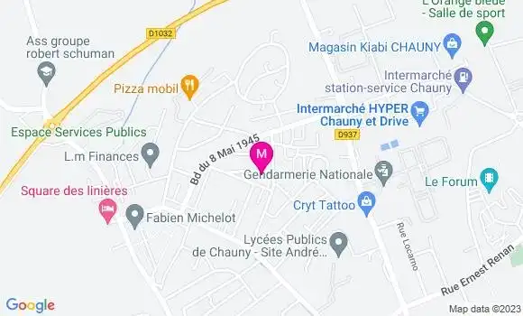 Localisation Brasserie de la Residence