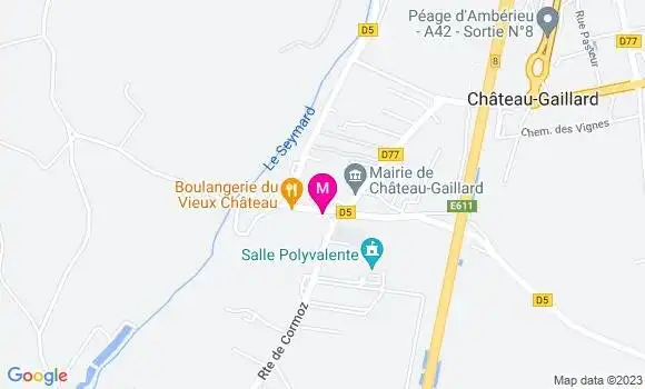 Localisation Restaurant  Le Seymard