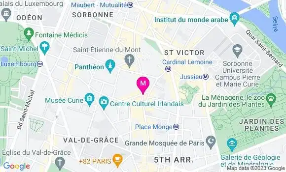Localisation Restaurant Italien Quartier Latin