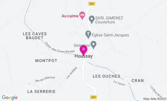 Localisation Auberge d