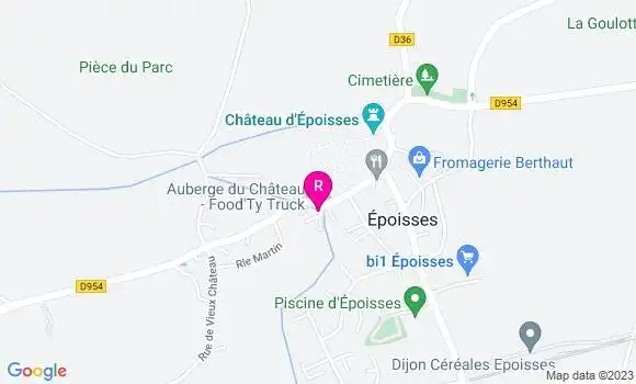 Localisation Auberge du Château