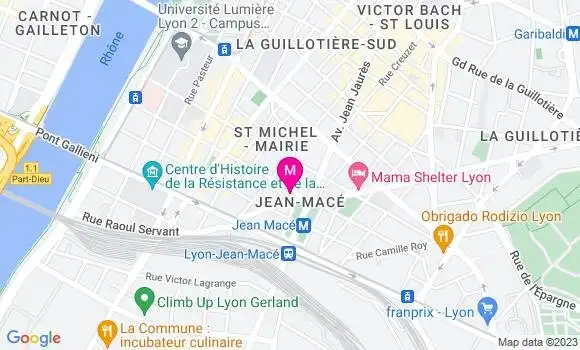 Localisation Café Le 7ème Arrondissement