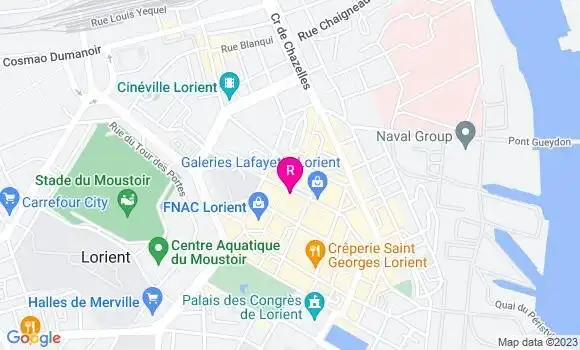 Localisation Restaurant Bar Vauban