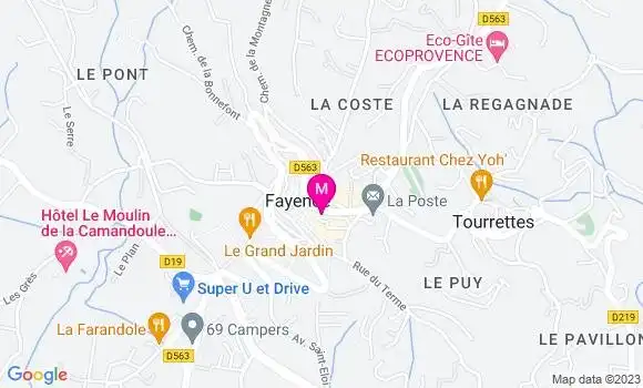 Localisation Restaurant  Le Provençal
