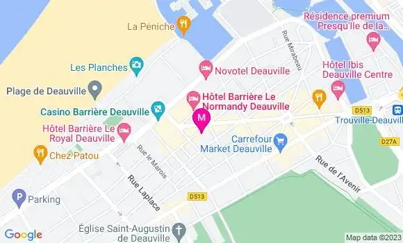Localisation Restaurant  La Flambée