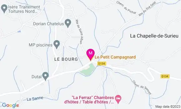 Localisation Restaurant  Le Petit Campagnard