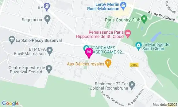 Localisation Restaurant  Le Buzenval