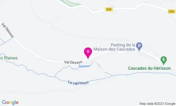 Localisation Restaurant  La Truite du Val