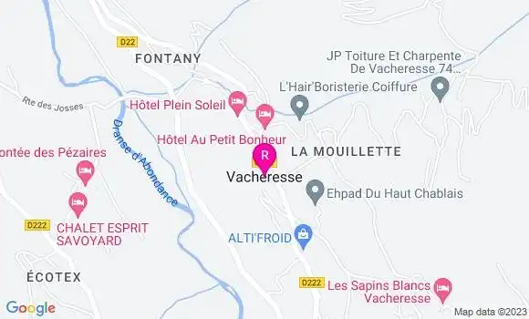 Localisation Restaurant  Les Voyageurs