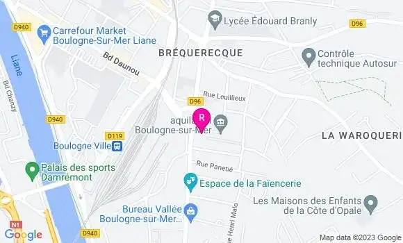 Localisation Restaurant  Le Palais de la Bière