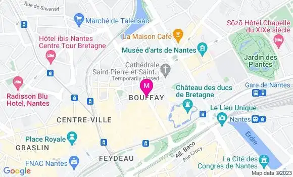 Localisation Restaurant Bar La Ribouldingue