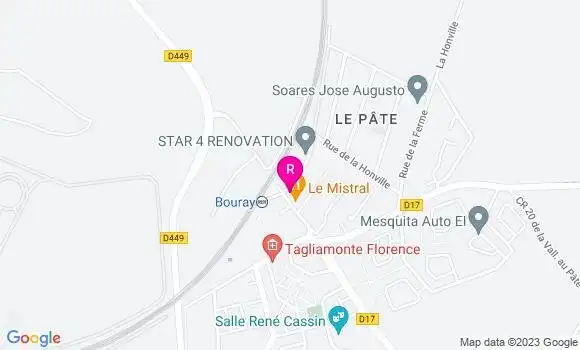 Localisation Restaurant  Le Mistral