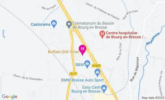 Localisation Restaurant Grill Buffalo Grill
