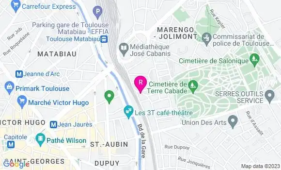 Localisation Restaurant Tapas La Mesa de Lola