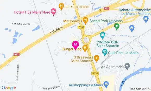 Localisation Bistrot Bistro Régent
