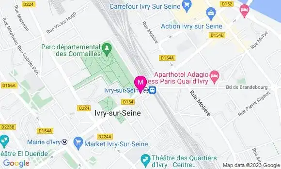Localisation Le Café de la Gare
