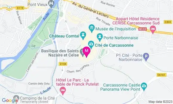 Localisation Auberge des Lices