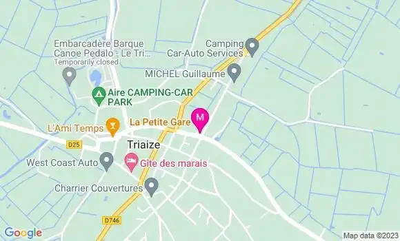 Localisation Restaurant  La Petite Gare