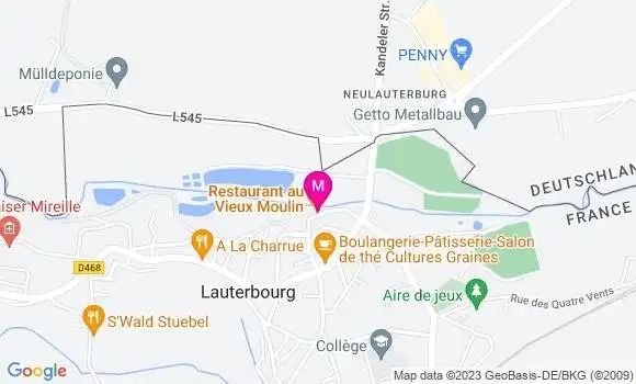 Localisation Restaurant  Au Vieux Moulin