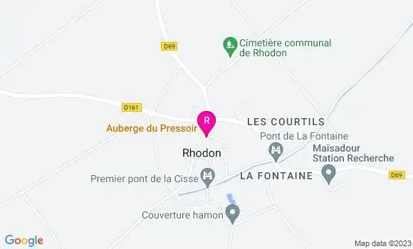 Localisation Restaurant  Auberge du Pressoir