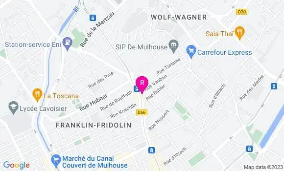 Localisation Mister Kebab