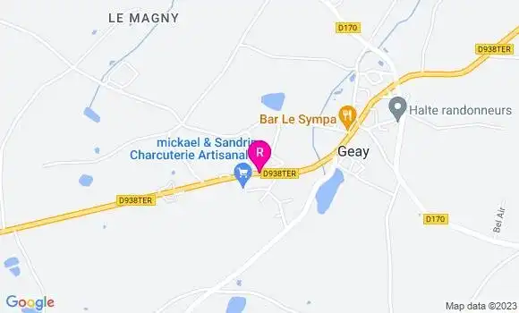 Localisation Restaurant  Au Joly Bouchon