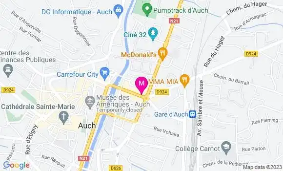 Localisation Restaurant  Isa et Cie