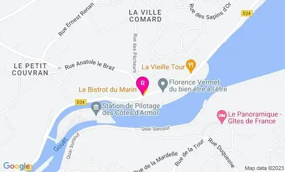 Localisation Le Bistrot du Marin