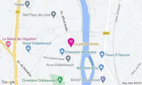 Localisation Restaurant  La Petite Villette