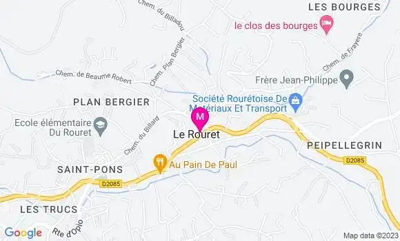 Localisation Restaurant  Le 67