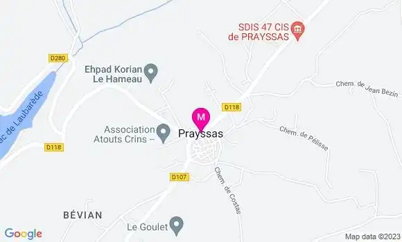 Localisation Restaurant Saint Anne