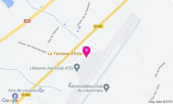 Localisation Restaurant  La Terrasse d