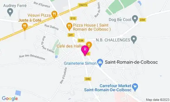 Localisation La Crêperie