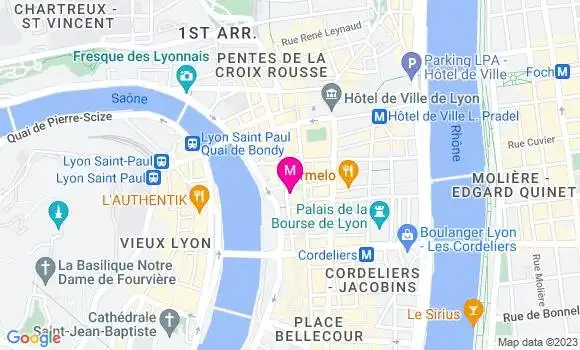 Localisation Restaurant Thaï Rivière Kwaï