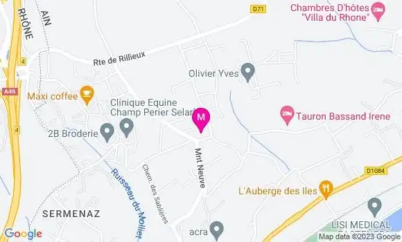 Localisation Auberge de Saint Didier