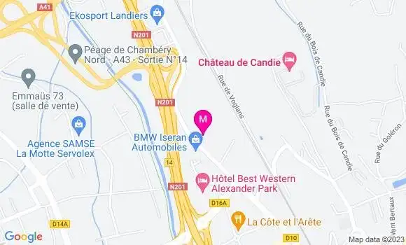 Localisation Brasserie des Landiers