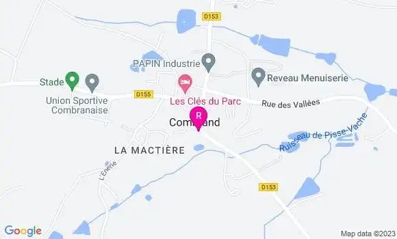 Localisation Restaurant  Le Marigny