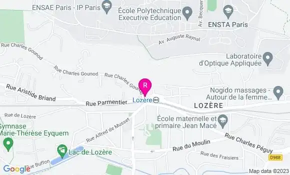 Localisation Restaurant  Café de la Gare