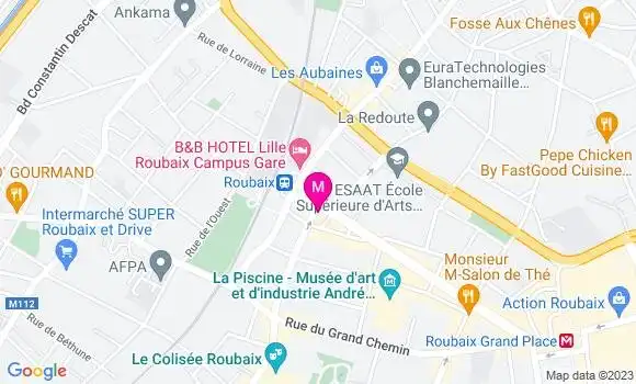 Localisation Brasserie Le Metropolitain