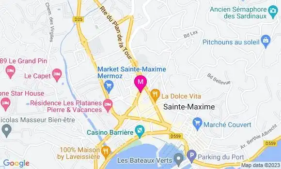 Localisation Restaurant  Pizzas du Golfe