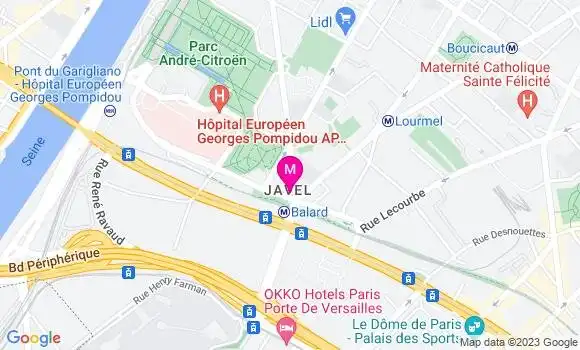 Localisation Restaurant  Le Terminus Balard