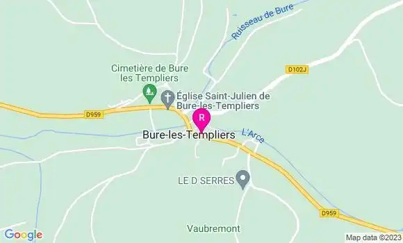 Localisation Restaurant  Le Sabot de Vénus