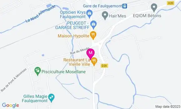 Localisation Restaurant  Maison Goujon