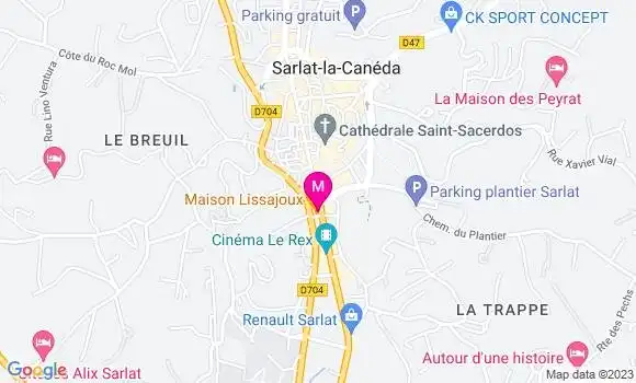Localisation Restaurant  L