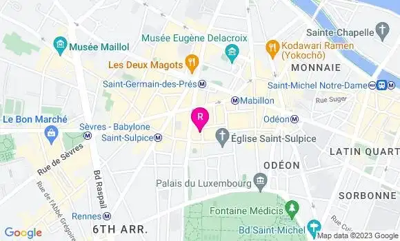 Localisation Restaurant  L