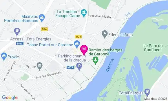 Localisation Restaurant  Le Café Paul