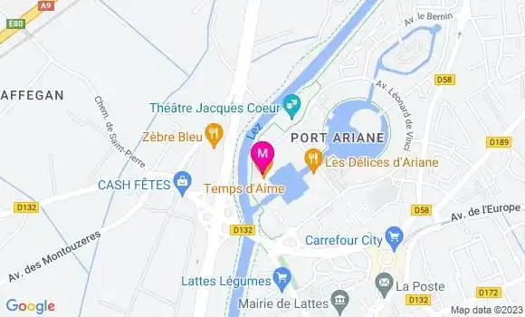 Localisation Restaurant  Temps d