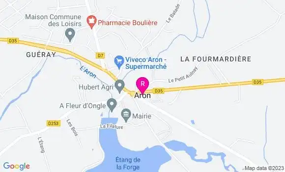 Localisation Restaurant  Le Cinquante Trois