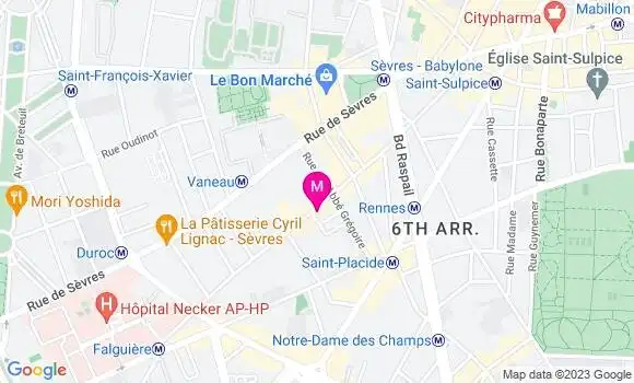 Localisation Le Bistrot des Amis
